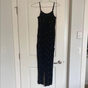 Elegant Black Spaghetti Strap Romper